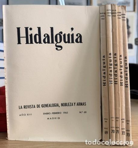 Coleccionismo de Revistas y Peri&oacute;dicos: HIDALGU&Iacute;A, LA REVISTA DE GENEALOGIA, NOBLEZA Y ARMAS A&Ntilde;O XIII, 1965 NUM. 68-73. A-HERAL-0138