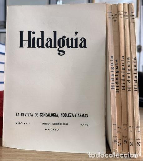 Coleccionismo de Revistas y Peri&oacute;dicos: HIDALGU&Iacute;A, LA REVISTA DE GENEALOGIA, NOBLEZA Y ARMAS A&Ntilde;O XVII, 1969 NUM. 92-97. A-HERAL-0142