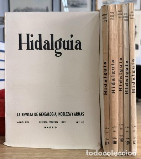 Coleccionismo de Revistas y Peri&oacute;dicos: HIDALGU&Iacute;A, LA REVISTA DE GENEALOGIA, NOBLEZA Y ARMAS A&Ntilde;O XXI, 1973 NUM. 116-121. A-HERAL-0146