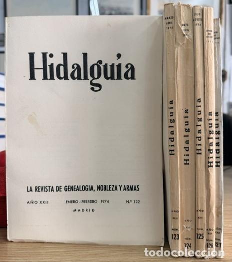 Sammeln von Zeitschriften und Zeitungen: HIDALGU&Iacute;A, LA REVISTA DE GENEALOGIA, NOBLEZA Y ARMAS A&Ntilde;O XXII, 1974 NUM. 122-127. A-HERAL-0147