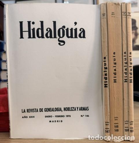 Coleccionismo de Revistas y Peri&oacute;dicos: HIDALGU&Iacute;A, LA REVISTA DE GENEALOGIA, NOBLEZA Y ARMAS A&Ntilde;O XXVI, 1978 NUM. 146-151. A-HERAL-0151