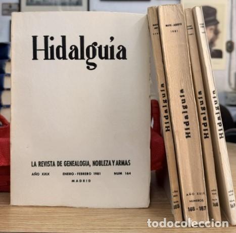 Coleccionismo de Revistas y Peri&oacute;dicos: HIDALGU&Iacute;A, LA REVISTA DE GENEALOGIA, NOBLEZA Y ARMAS A&Ntilde;O XXIX, 1981 NUM. 164-169. A-HERAL-0154