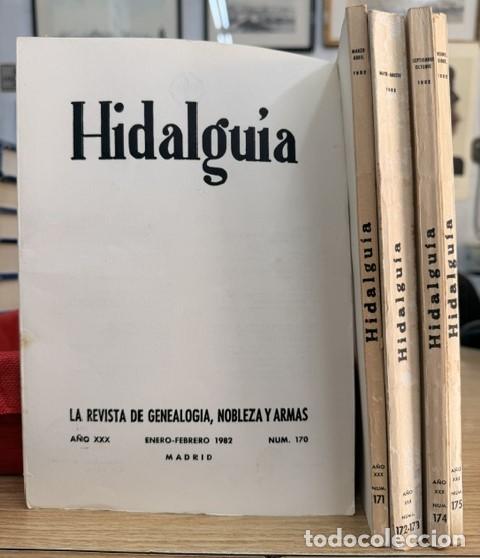 Coleccionismo de Revistas y Peri&oacute;dicos: HIDALGU&Iacute;A, LA REVISTA DE GENEALOGIA, NOBLEZA Y ARMAS A&Ntilde;O XXX, 1982 NUM. 170-175. A-HERAL-0155