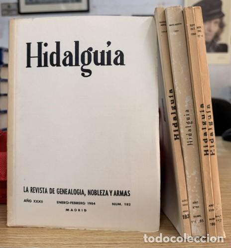 Coleccionismo de Revistas y Peri&oacute;dicos: HIDALGU&Iacute;A, LA REVISTA DE GENEALOGIA, NOBLEZA Y ARMAS A&Ntilde;O XXXII, 1984 NUM. 182-187. A-HERAL-0157