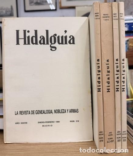 Coleccionismo de Revistas y Peri&oacute;dicos: HIDALGU&Iacute;A, LA REVISTA DE GENEALOGIA, NOBLEZA Y ARMAS A&Ntilde;O XXXVIII, 1990 NUM. 218-223. A-HERAL-0164