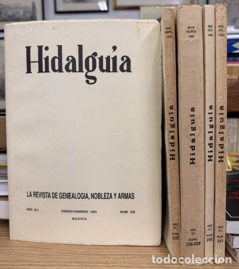 Coleccionismo de Revistas y Peri&oacute;dicos: HIDALGU&Iacute;A, LA REVISTA DE GENEALOGIA, NOBLEZA Y ARMAS A&Ntilde;O XLI, 1993 NUM. 236-241. A-HERAL-0167
