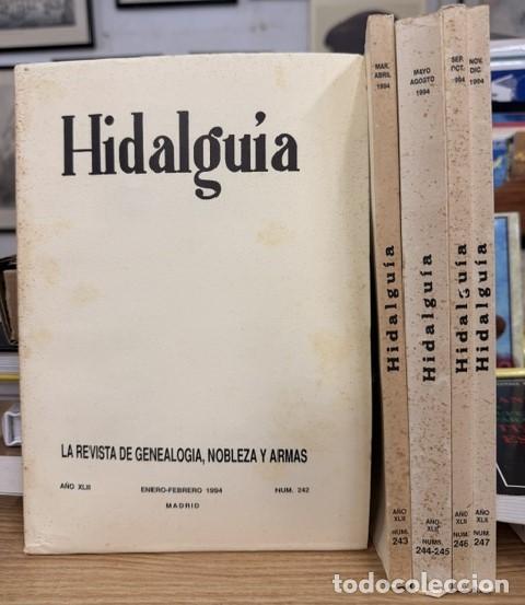 Coleccionismo de Revistas y Peri&oacute;dicos: HIDALGU&Iacute;A, LA REVISTA DE GENEALOGIA, NOBLEZA Y ARMAS A&Ntilde;O XLII, 1994 NUM. 242-247. A-HERAL-0168