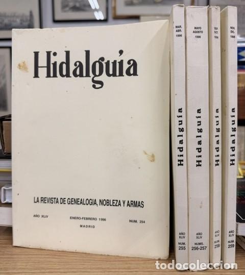 Coleccionismo de Revistas y Peri&oacute;dicos: HIDALGU&Iacute;A, LA REVISTA DE GENEALOGIA, NOBLEZA Y ARMAS A&Ntilde;O XLIV, 1996 NUM. 254-259. A-HERAL-0170
