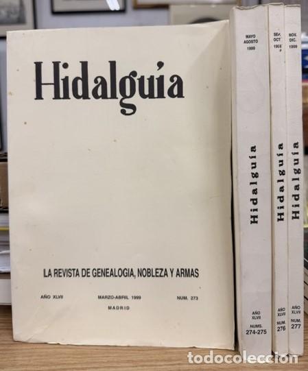 Coleccionismo de Revistas y Peri&oacute;dicos: HIDALGU&Iacute;A, LA REVISTA DE GENEALOGIA, NOBLEZA Y ARMAS A&Ntilde;O XLVII, 1999 NUM. 273-277. A-HERAL-0173