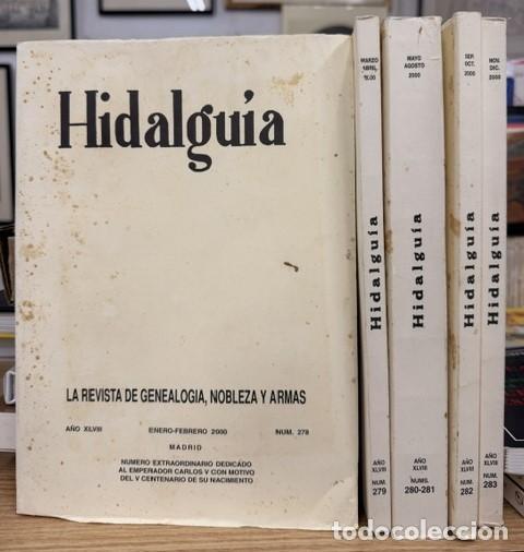 Coleccionismo de Revistas y Peri&oacute;dicos: HIDALGU&Iacute;A, LA REVISTA DE GENEALOGIA, NOBLEZA Y ARMAS A&Ntilde;O XLVIII, 2000 NUM. 278-283. A-HERAL-0174