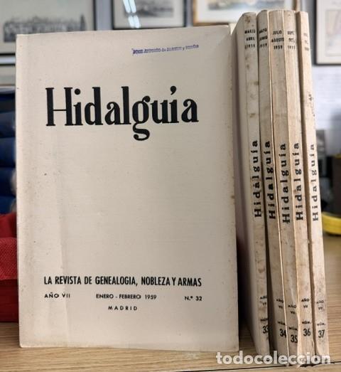 Coleccionismo de Revistas y Peri&oacute;dicos: HIDALGU&Iacute;A, LA REVISTA DE GENEALOGIA, NOBLEZA Y ARMAS A&Ntilde;O VII, 1959 NUM. 32-37. A-HERAL-0177