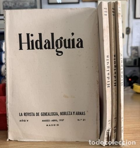 Coleccionismo de Revistas y Peri&oacute;dicos: HIDALGU&Iacute;A, LA REVISTA DE GENEALOGIA, NOBLEZA Y ARMAS A&Ntilde;O V, 1957 NUM. 21-24. A-HERAL-0179