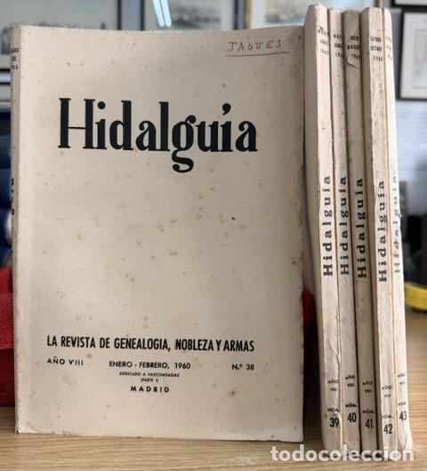 Coleccionismo de Revistas y Peri&oacute;dicos: HIDALGU&Iacute;A, LA REVISTA DE GENEALOGIA, NOBLEZA Y ARMAS A&Ntilde;O VIII, 1960 NUM. 38-43. A-HERAL-0180
