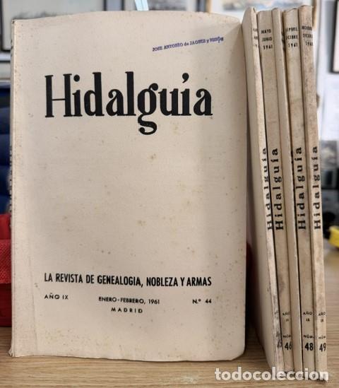 Coleccionismo de Revistas y Peri&oacute;dicos: HIDALGU&Iacute;A, LA REVISTA DE GENEALOGIA, NOBLEZA Y ARMAS A&Ntilde;O IX, 1961 NUM. 44-49. A-HERAL-0181