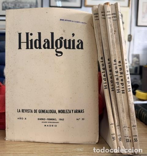 Coleccionismo de Revistas y Peri&oacute;dicos: HIDALGU&Iacute;A, LA REVISTA DE GENEALOGIA, NOBLEZA Y ARMAS A&Ntilde;O X, 1962 NUM. 50-55. A-HERAL-0182