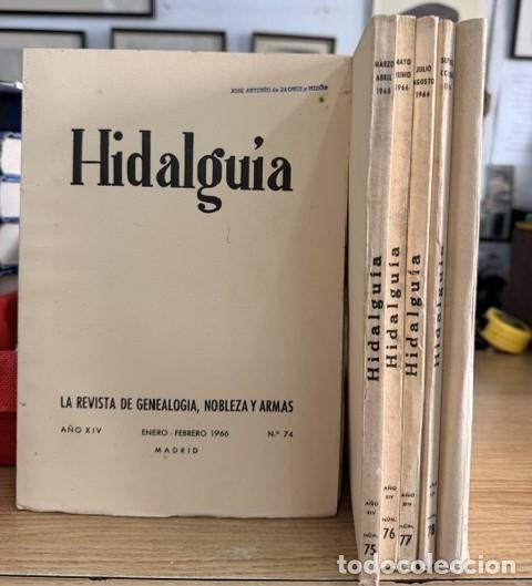 Collection Magazines and Newspapers: HIDALGU&Iacute;A, LA REVISTA DE GENEALOGIA, NOBLEZA Y ARMAS A&Ntilde;O XIV, 1966 NUM. 74-79. A-HERAL-0186