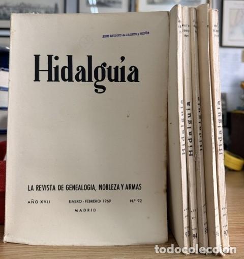 Coleccionismo de Revistas y Peri&oacute;dicos: HIDALGU&Iacute;A, LA REVISTA DE GENEALOGIA, NOBLEZA Y ARMAS A&Ntilde;O XVII, 1969 NUM. 92-97. A-HERAL-0188