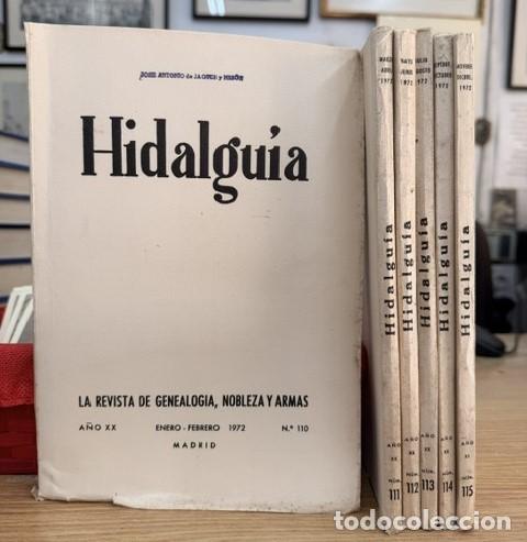 Coleccionismo de Revistas y Peri&oacute;dicos: HIDALGU&Iacute;A, LA REVISTA DE GENEALOGIA, NOBLEZA Y ARMAS A&Ntilde;O XX, 1972 NUM. 110-115. A-HERAL-0191