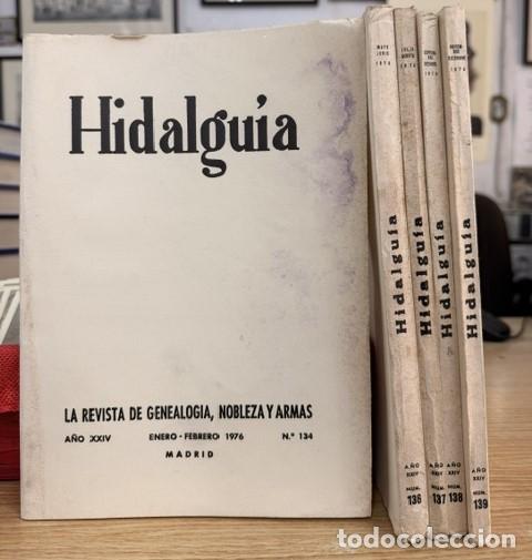 Coleccionismo de Revistas y Peri&oacute;dicos: HIDALGU&Iacute;A, LA REVISTA DE GENEALOGIA, NOBLEZA Y ARMAS A&Ntilde;O XXIV, 1976 NUM. 134-139. A-HERAL-0195