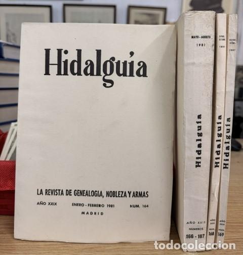 Coleccionismo de Revistas y Peri&oacute;dicos: HIDALGU&Iacute;A, LA REVISTA DE GENEALOGIA, NOBLEZA Y ARMAS A&Ntilde;O XXIX, 1981 NUM. 164-169. A-HERAL-0200