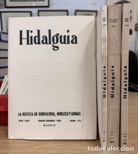 Coleccionismo de Revistas y Peri&oacute;dicos: HIDALGU&Iacute;A, LA REVISTA DE GENEALOGIA, NOBLEZA Y ARMAS A&Ntilde;O XXXI, 1983 NUM. 176-181. A-HERAL-0202