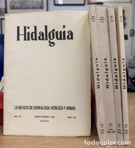 Coleccionismo de Revistas y Peri&oacute;dicos: HIDALGU&Iacute;A, LA REVISTA DE GENEALOGIA, NOBLEZA Y ARMAS A&Ntilde;O XLI, 1993 NUM. 236-241. A-HERAL-0207