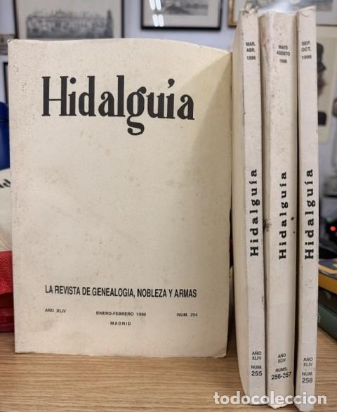 Coleccionismo de Revistas y Peri&oacute;dicos: HIDALGU&Iacute;A, LA REVISTA DE GENEALOGIA, NOBLEZA Y ARMAS A&Ntilde;O XLIV, 1996 NUM. 254-258. A-HERAL-0208