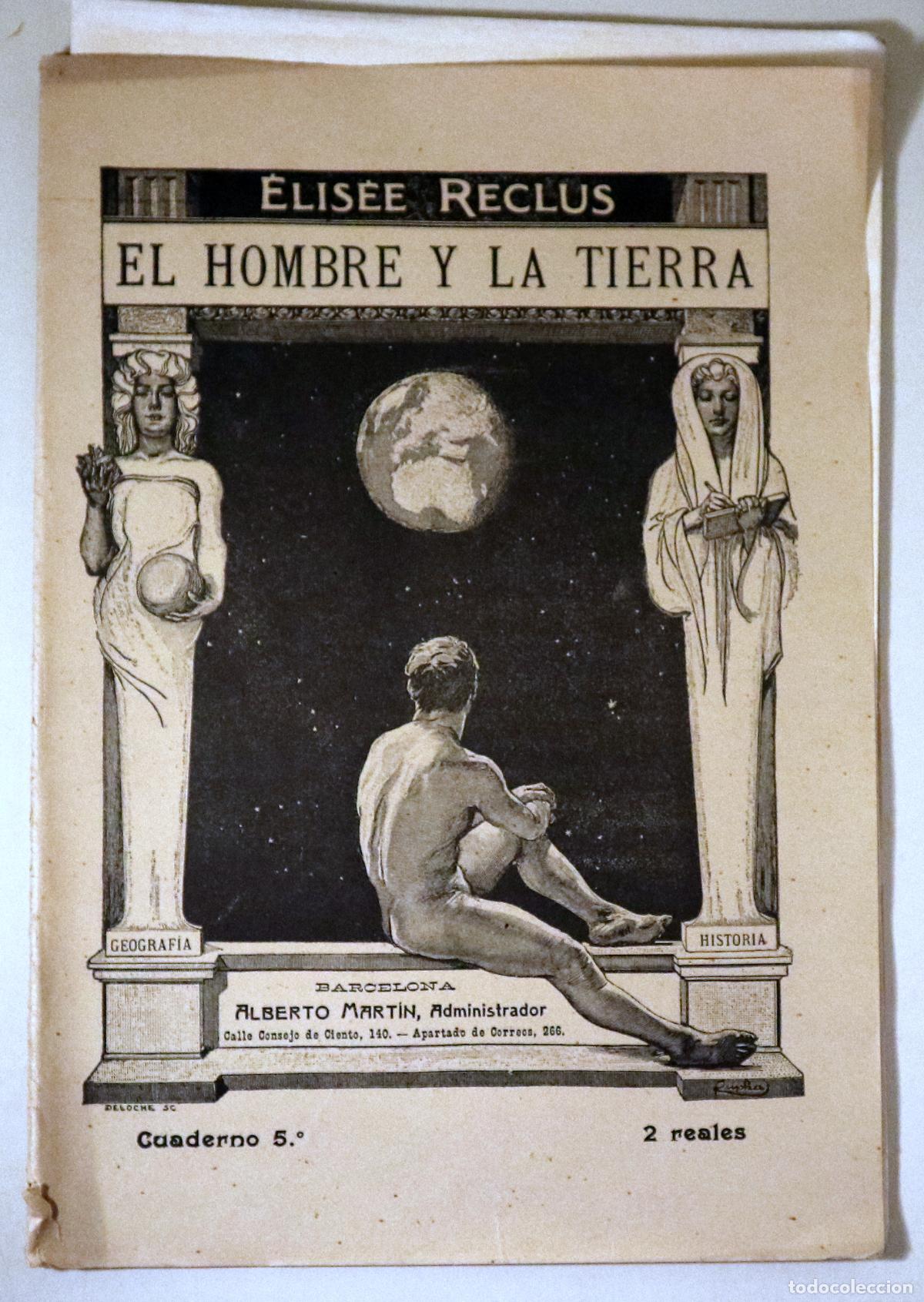 Collezionismo di Riviste e Giornali: RECLUS, &Eacute;lis&eacute;e - EL HOMBRE Y LA TIERRA N&ordm; 5 - Barcelona s/f - Ilustrado