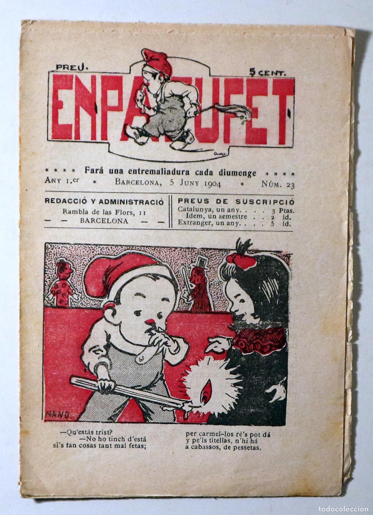 Coleccionismo de Revistas y Peri&oacute;dicos: EN PATUFET N&ordm; 23 - Barcelona 1904 - Il&middot;lustrat