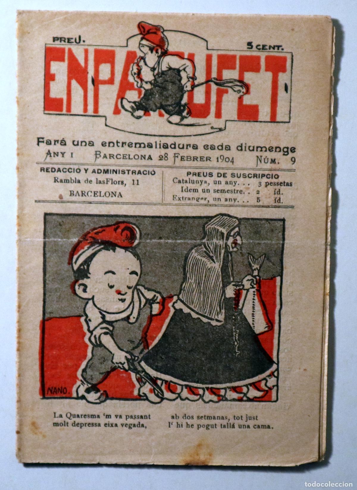 Coleccionismo de Revistas y Peri&oacute;dicos: EN PATUFET N&ordm; 9 - Barcelona 1904 - Il&middot;lustrat