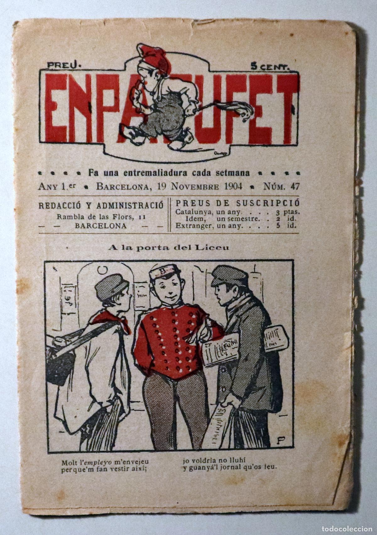 Coleccionismo de Revistas y Peri&oacute;dicos: EN PATUFET N&ordm; 47 - Barcelona 1904 - Il&middot;lustrat