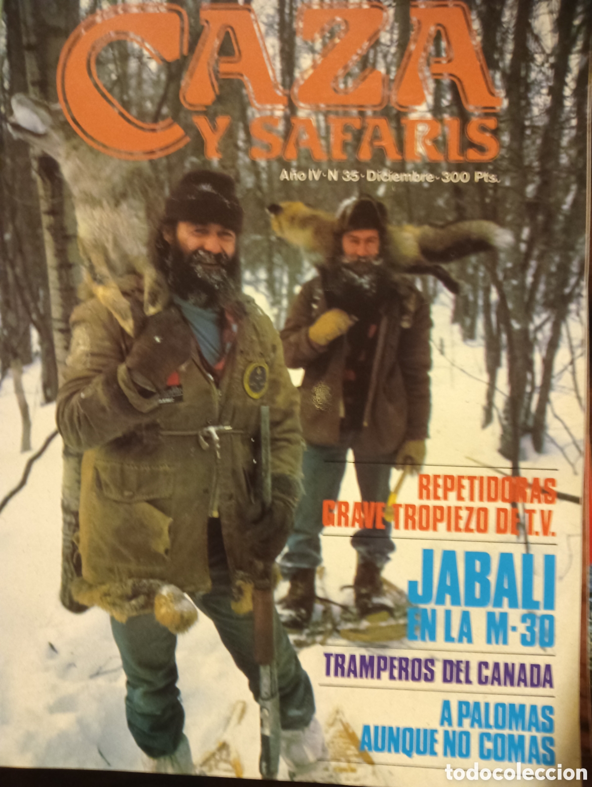 Colecionismo de Revistas e Jornais: REVISTA CAZA Y SAFARIS, N&ordm; 35 DICIEMBRE 1985