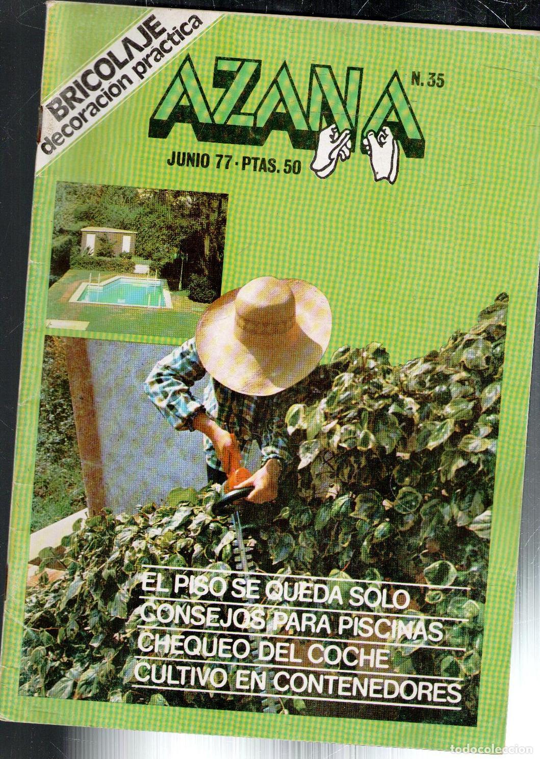 Coleccionismo de Revistas y Peri&oacute;dicos: Azana Bricolaje. Decoraci&oacute;n Pr&aacute;ctica. N. 35. Junio 77