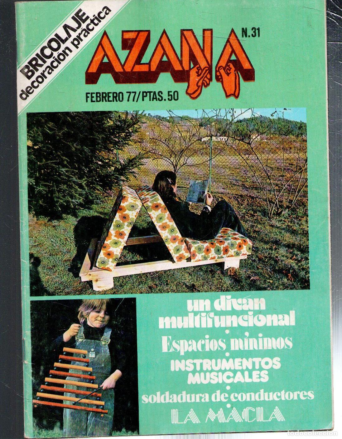Coleccionismo de Revistas y Peri&oacute;dicos: Azana Bricolaje. Decoraci&oacute;n Pr&aacute;ctica. N. 31. Febrero 77