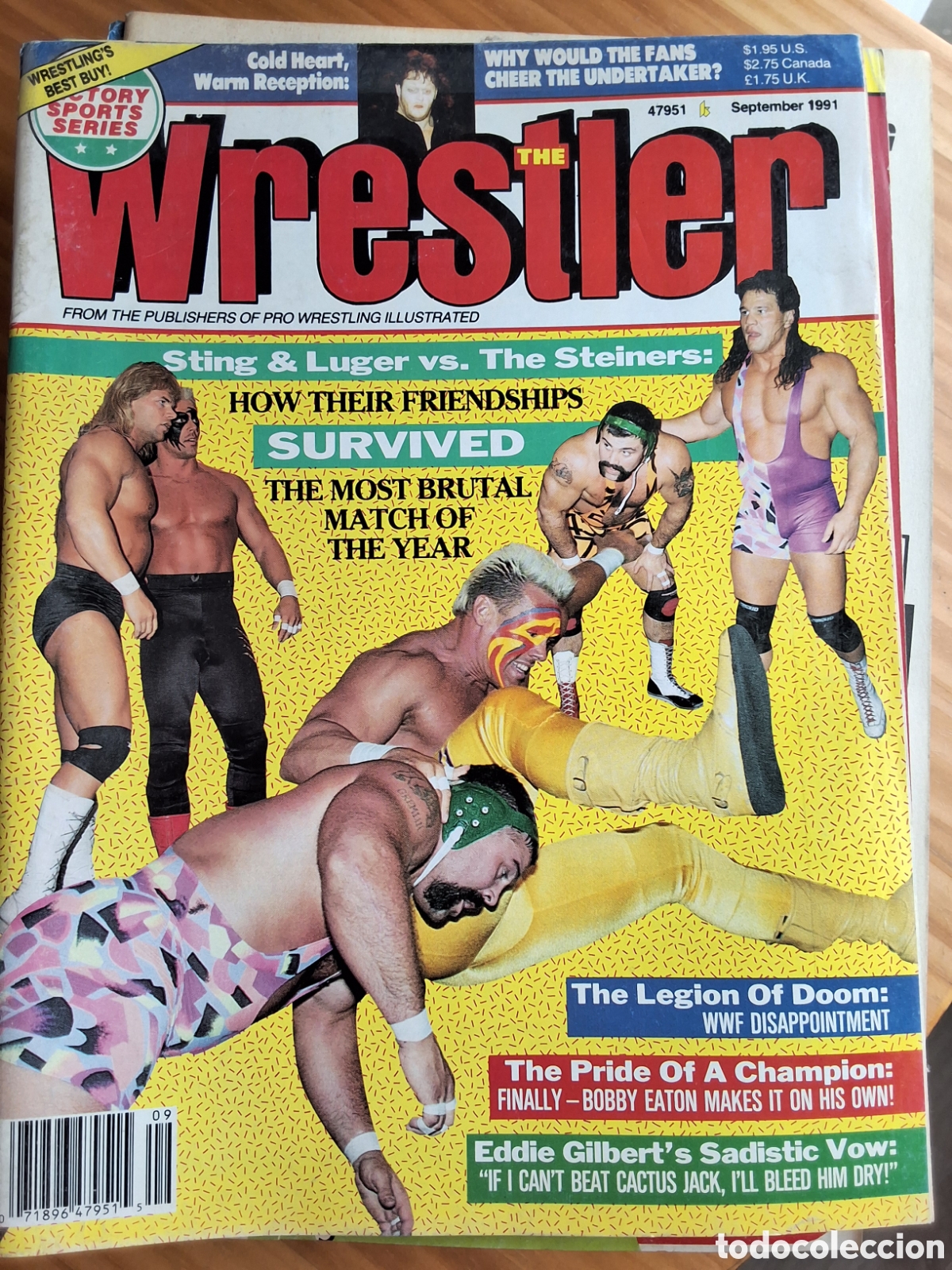 Coleccionismo de Revistas y Peri&oacute;dicos: Wrestler the revista americana 1991/9