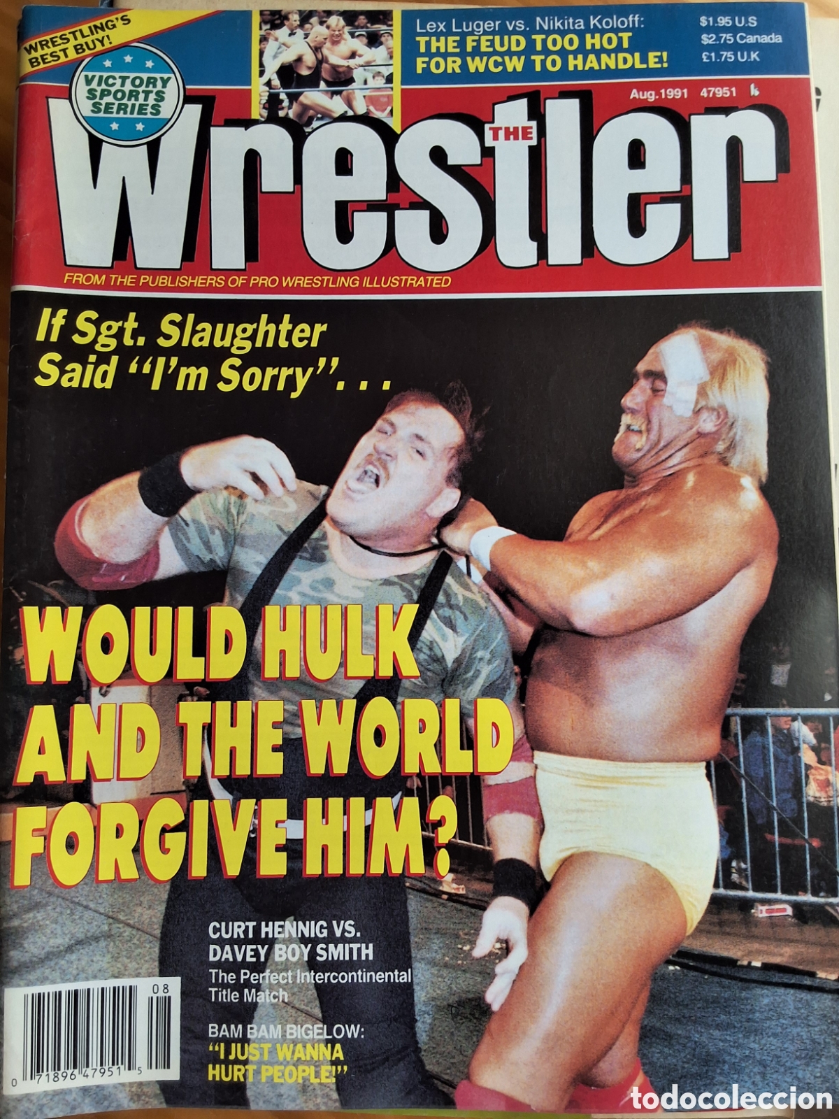Coleccionismo de Revistas y Peri&oacute;dicos: Wrestler the revista lucha americana 1991/8