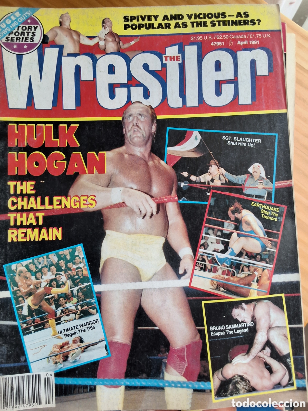 Coleccionismo de Revistas y Peri&oacute;dicos: Wrestler the revista lucha americana 1991/4