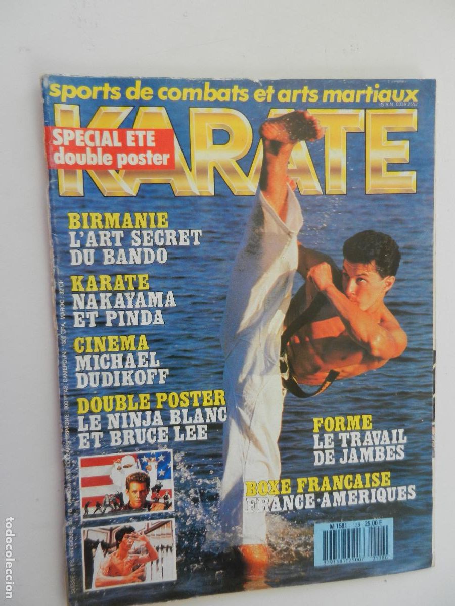 Coleccionismo de Revistas y Peri&oacute;dicos: KARATE N&ordm; 138 - SPORTS DE COMBAT ET ARTS MARTIAUX - SPECIAL ETE DOUBLE POSTER - REVISTA EN FRANCES