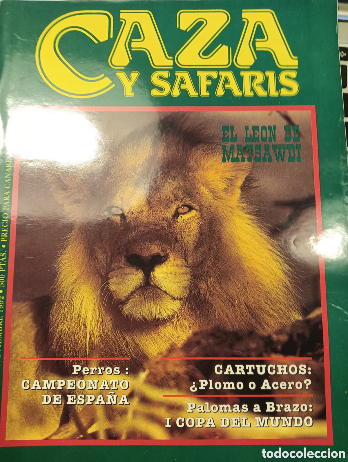 Collectionnisme de Revues et Journaux: CAZA Y SAFARIS NOVIEMBRE DE 1992