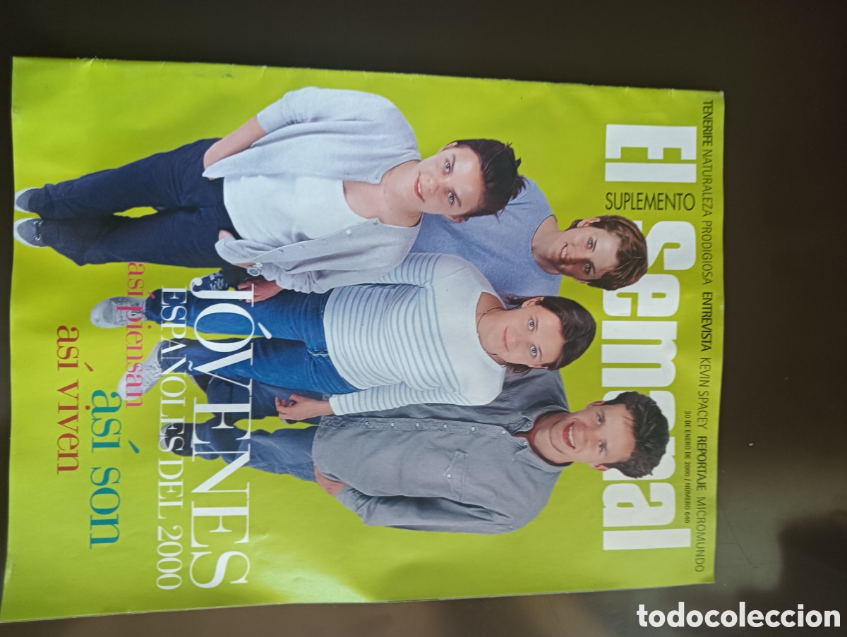 Coleccionismo de Revistas y Peri&oacute;dicos: EL SEMANAL SUPLEMENTOJOVENES ESPA&Ntilde;OLES DEL 2000 N&ordm; 640 ENERO 2000