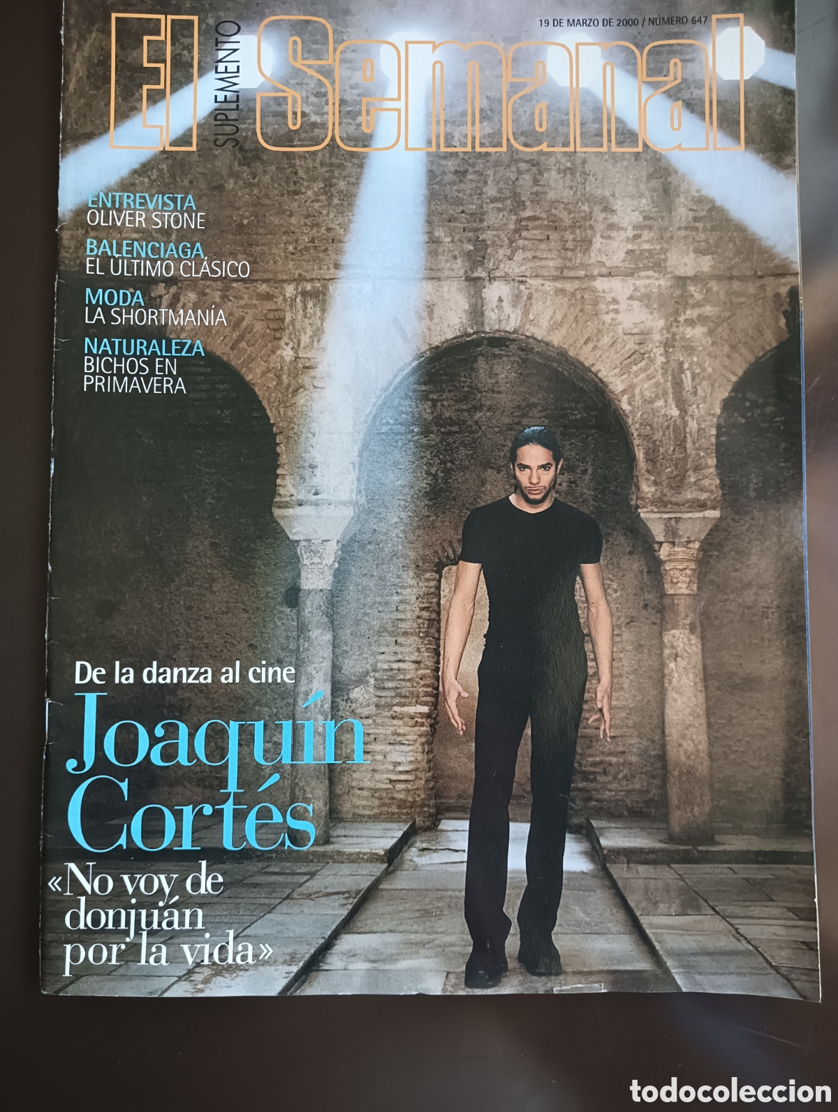 Coleccionismo de Revistas y Peri&oacute;dicos: EL SEMANAL SUPLEMENTO JOAQUIN CORTES BALENCIAGA N&ordm; 647 MARZO 2000