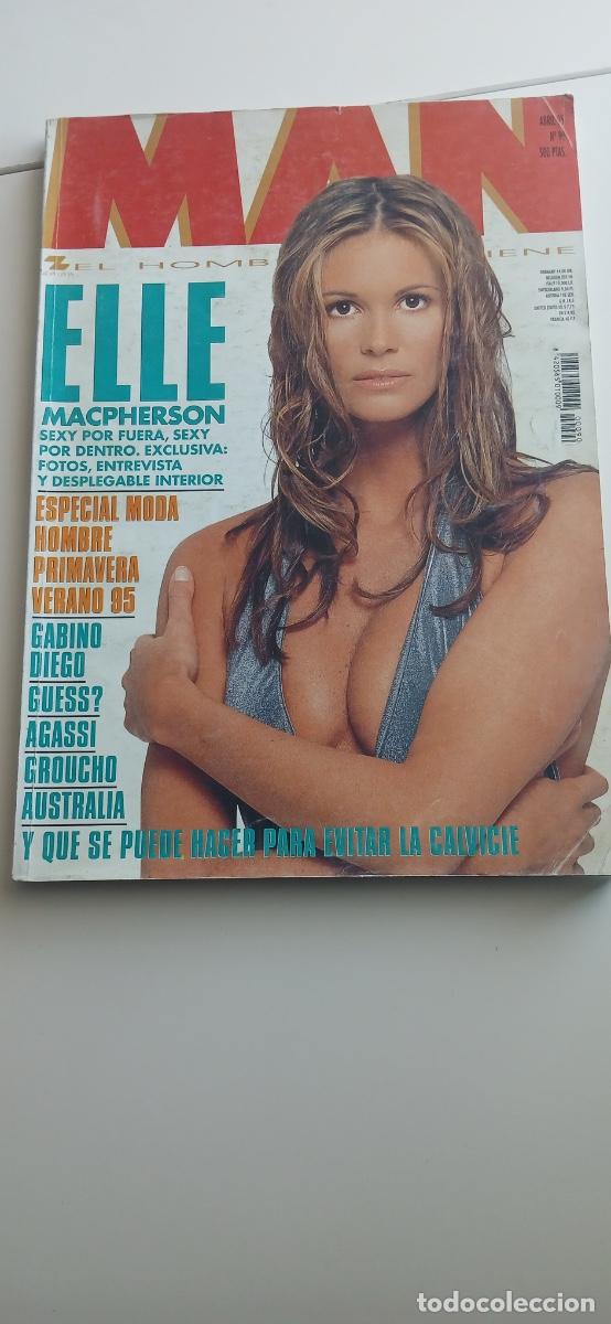Coleccionismo de Revistas y Peri&oacute;dicos: revista MAN(n&uacute;mero 90)abril de 1995- Elle Macpherson