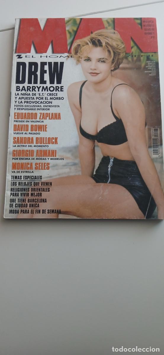 Coleccionismo de Revistas y Peri&oacute;dicos: revista MAN (n&uacute;mero 97), noviembre de 1995-actriz Drew Barrymore
