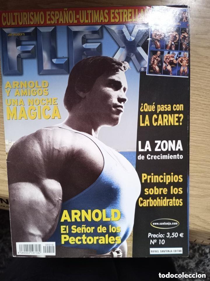 Coleccionismo de Revistas y Peri&oacute;dicos: FLEX N&Uacute;MERO N 10 - CON ARNOLD SCHWARZENEGGER -junio 2003 -JOE WEIDER&acute;S
