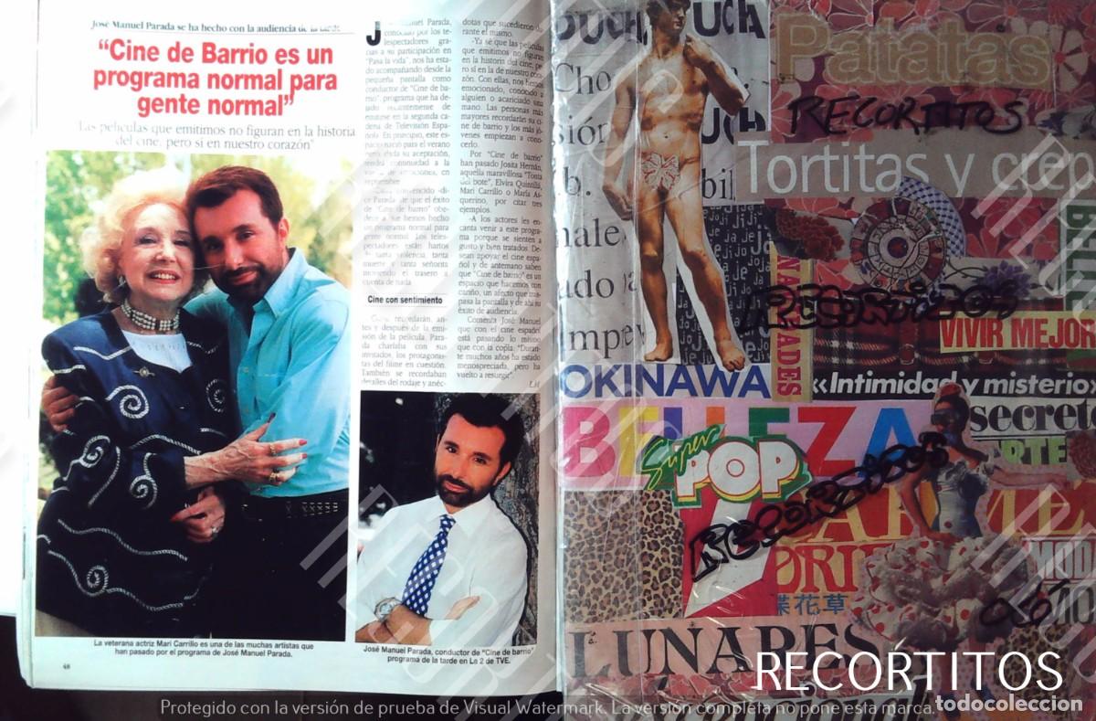 Coleccionismo de Revistas y Peri&oacute;dicos: JOSE MANUEL PARADA CNE DE BARRIO MARI CARRILLO MARY