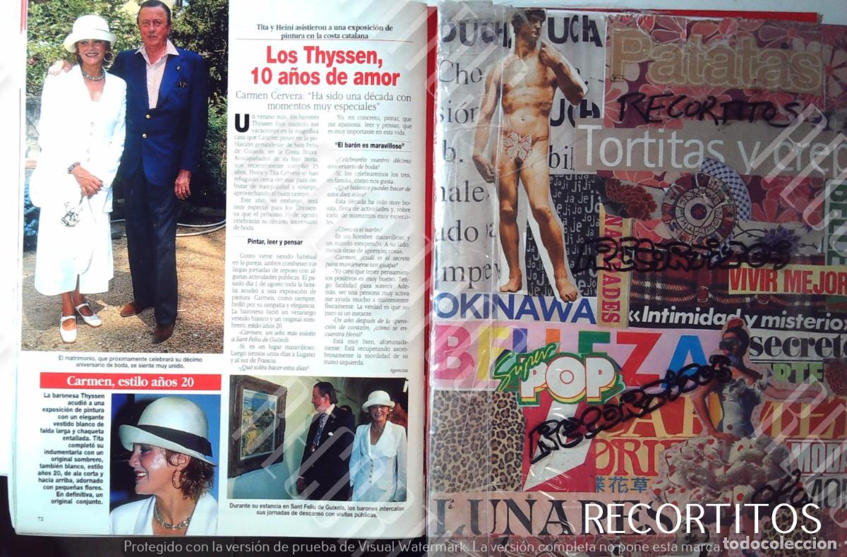 Coleccionismo de Revistas y Peri&oacute;dicos: TITA CERVERA CARMEN THYSSEN MISS ESPA&Ntilde;A