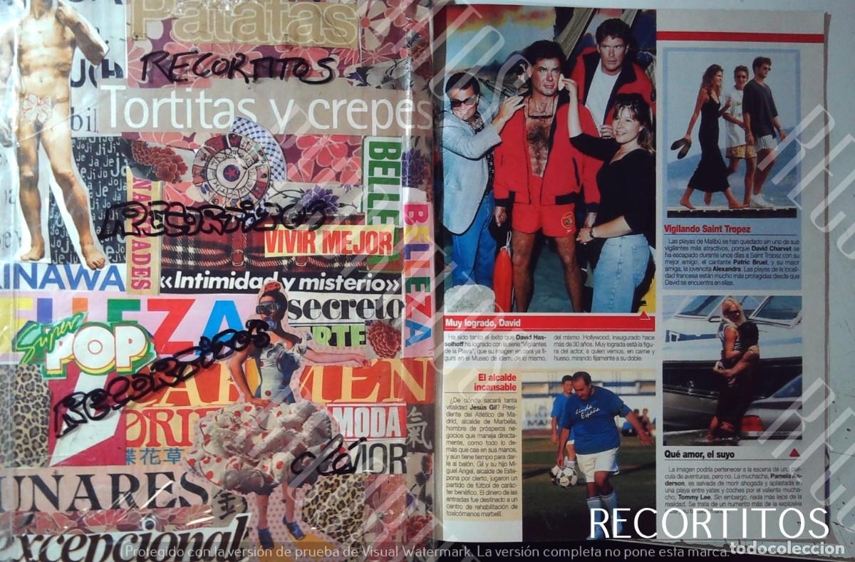 Coleccionismo de Revistas y Peri&oacute;dicos: LOS VIGILANTES DE LA PLAYA DAVID HASSELHOFF CHARVET PATRIC BRUEL PAMELA ANDERSON JESUS GIL TOMMY LEE