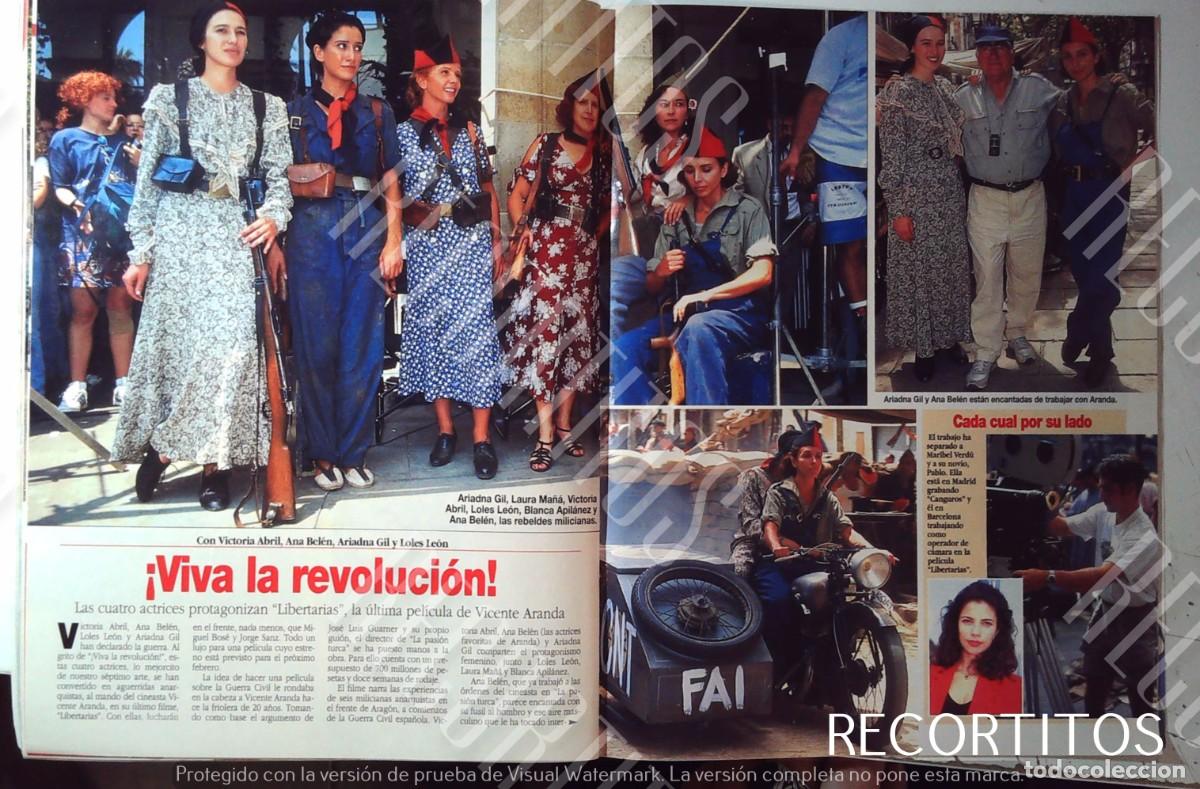 Coleccionismo de Revistas y Peri&oacute;dicos: LIBERTARIAS VICENTE ARANDA ANA BELEN ARIADNA GIL LOLES LEON MIGUEL BOSE VICTORIA ABRIL MARIBEL VERDU