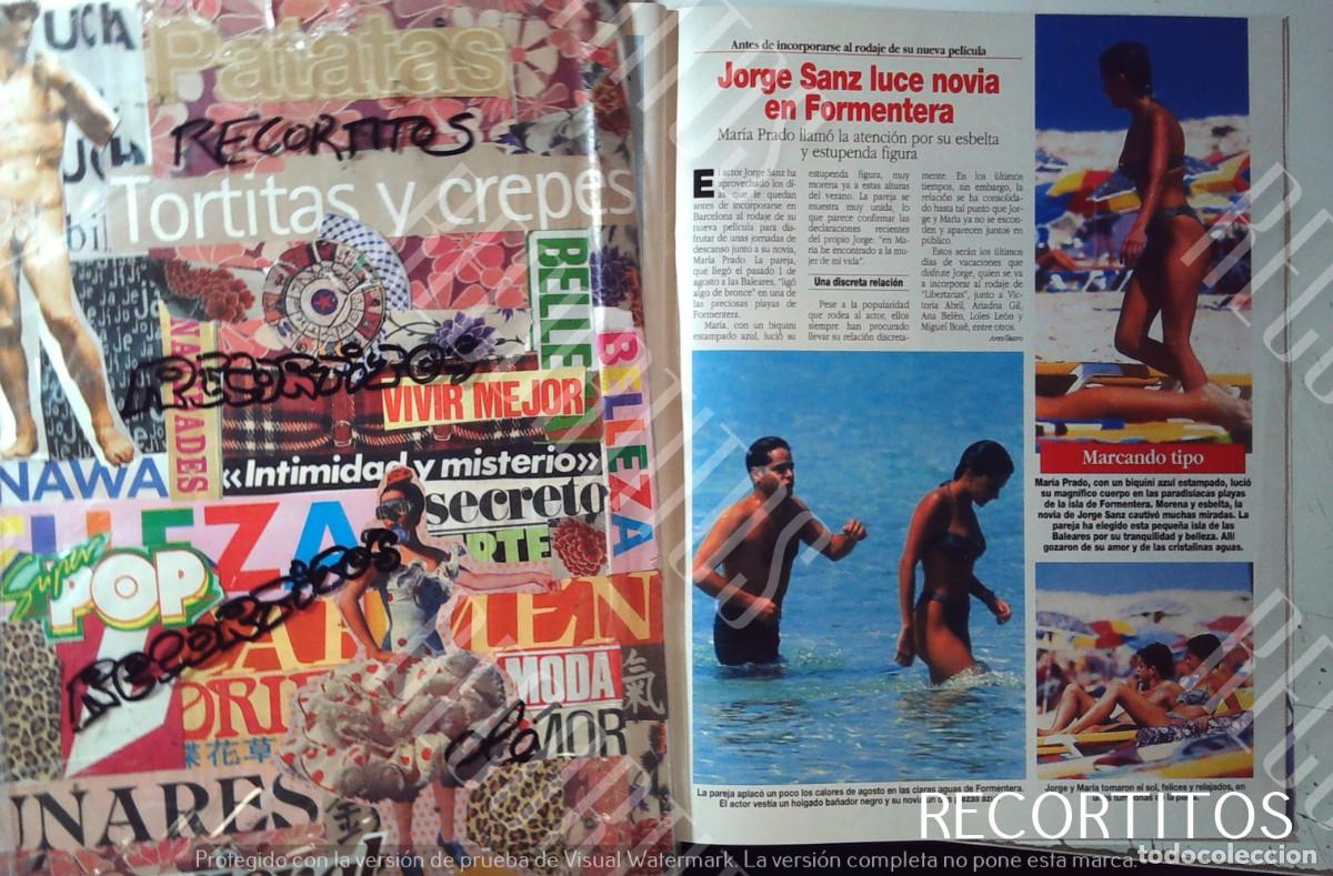 Coleccionismo de Revistas y Peri&oacute;dicos: JORGE SANZ CON MARIA EN FORMENTERA