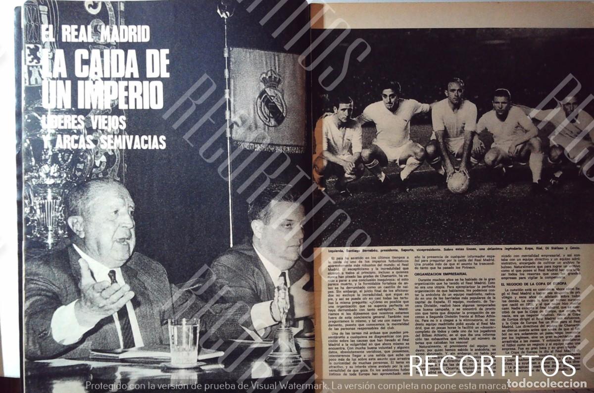 Coleccionismo de Revistas y Peri&oacute;dicos: SANTIAGO BERNABEU REAL MADRID DI STEFANO GENTO KOPA RIAL